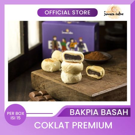 BAKPIA JUWARA SATOE [ Isi 15 ] Bakpia Basah Coklat - Oleh Oleh Khas Jogja