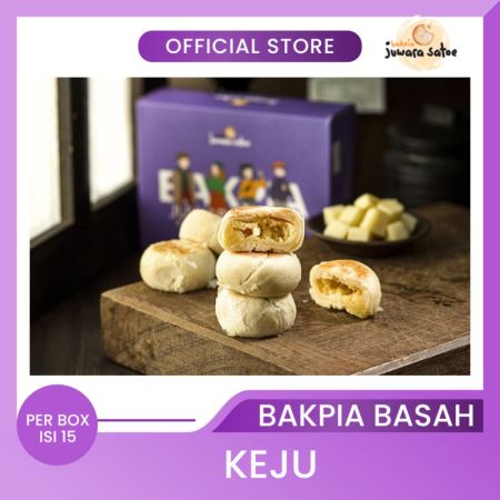 BAKPIA JUWARA SATOE [ Isi 15 ] Bakpia Basah Keju - Oleh Oleh Khas Jogja