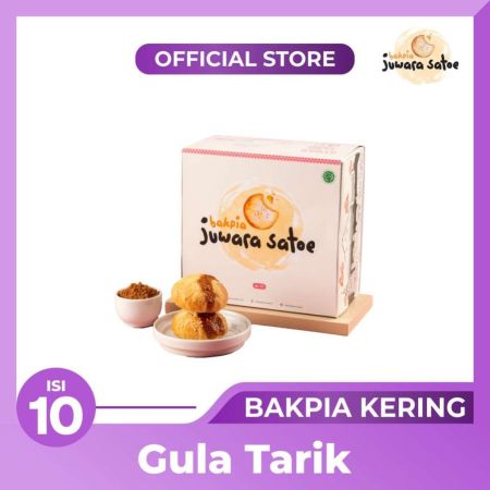 BAKPIA JUWARA SATOE [ Isi 10 ] Bakpia Gula Tarik - Oleh Oleh Khas Jogja