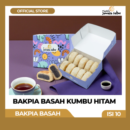 [ Isi 10 ] Bakpia Basah Kumbu Hitam - BAKPIA JUWARA SATOE