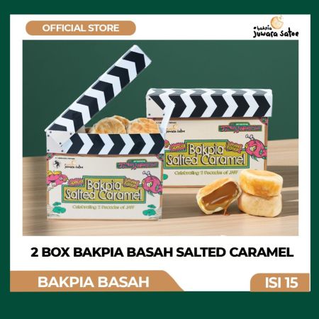 [ 2 BOX ] Paket Bakpia Basah Salted Caramel - BAKPIA JUWARA SATOE